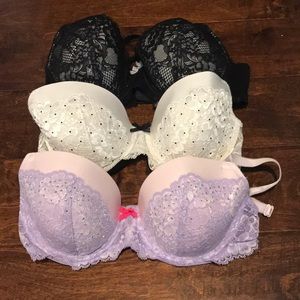3 - Victoria’s Secret Dream Angel Demi Bras, 34D